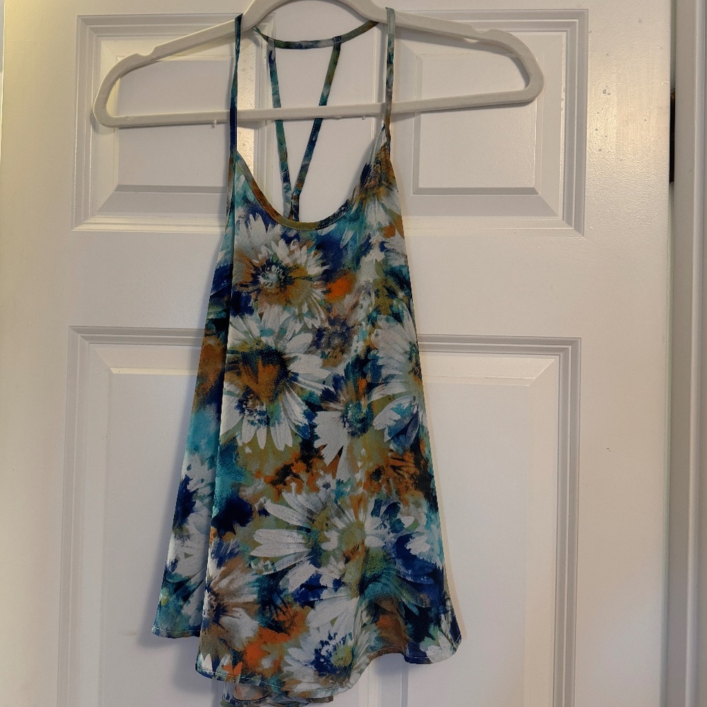 ASTR Floral Tank Top
